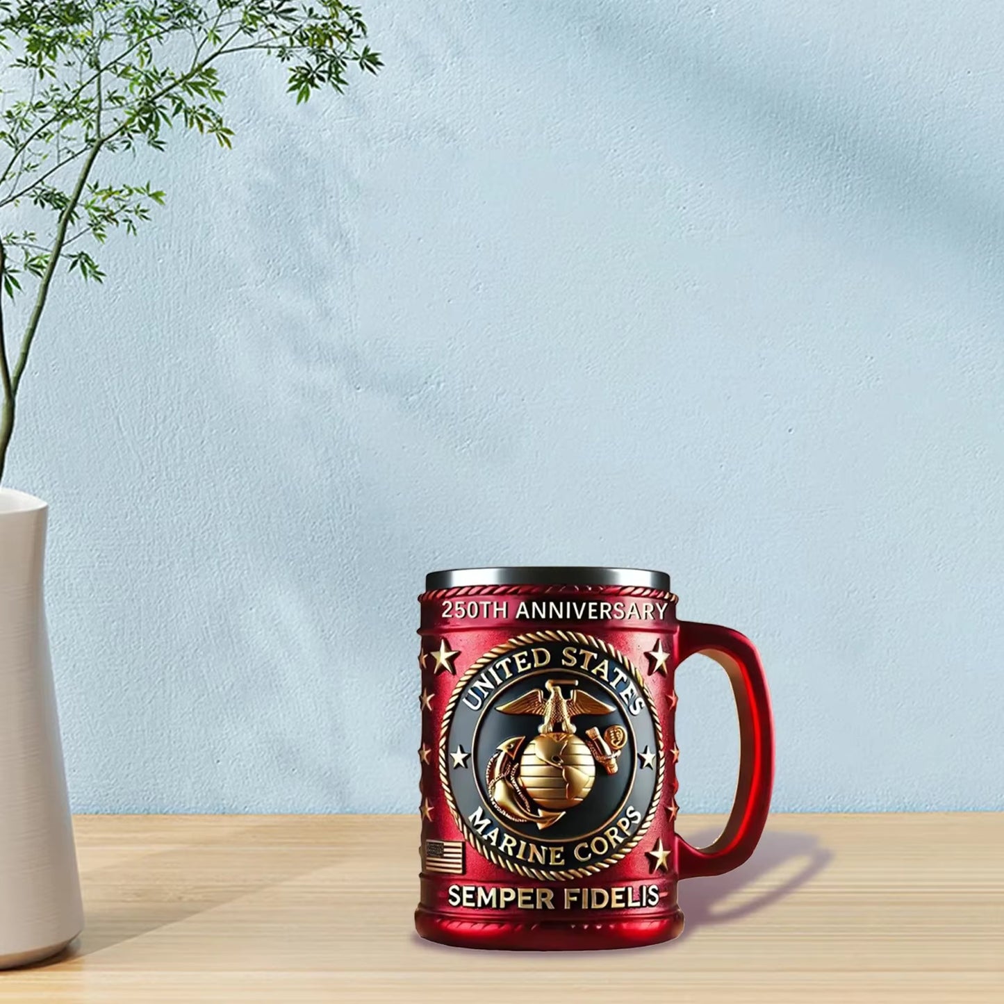 Marine Corps 250th Anniversary Commemorative Mug
